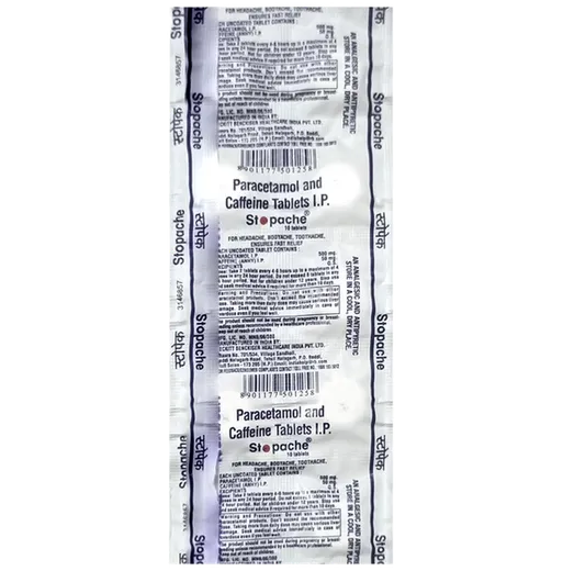 stopache tablet 10's